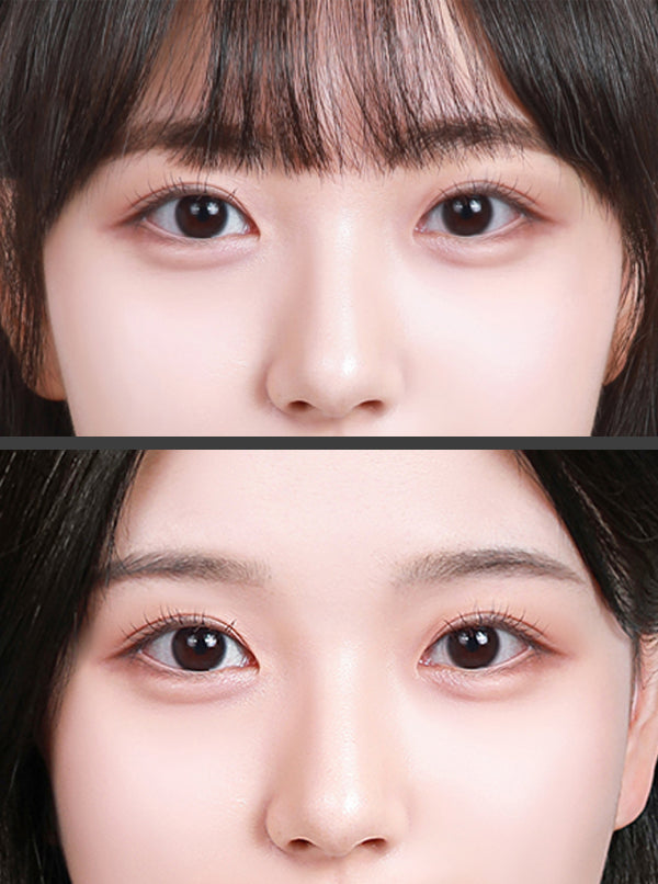 [필수] 앞머리제거·눈썹