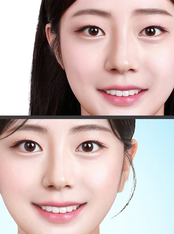 [선택] 얼굴보정(톤,대칭,입꼬리)